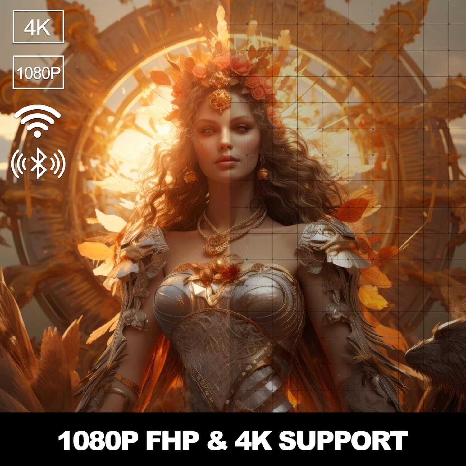 Hutshi Premium High Quality Portable Led Projector