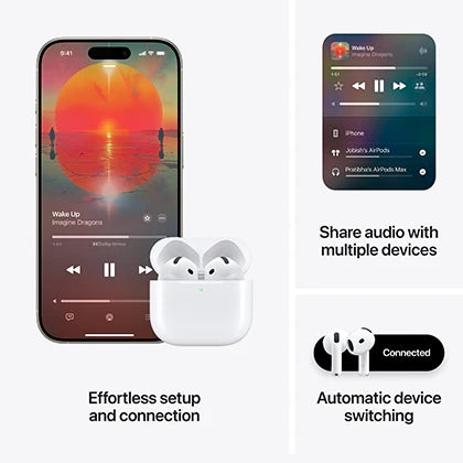 Hutshipods 4th Gen Wireless Earbuds with Seamless Connectivity and Powerful Bass